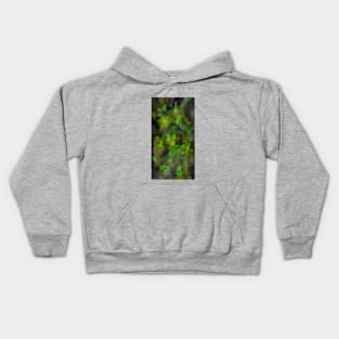 COOL Green and Black MODERN TRENDY Abstract Kids Hoodie